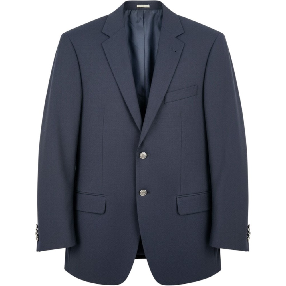 Joseph Abboud Heritage Navy Blue Reda Italian Wool Blazer Sport Coat 40 Regular